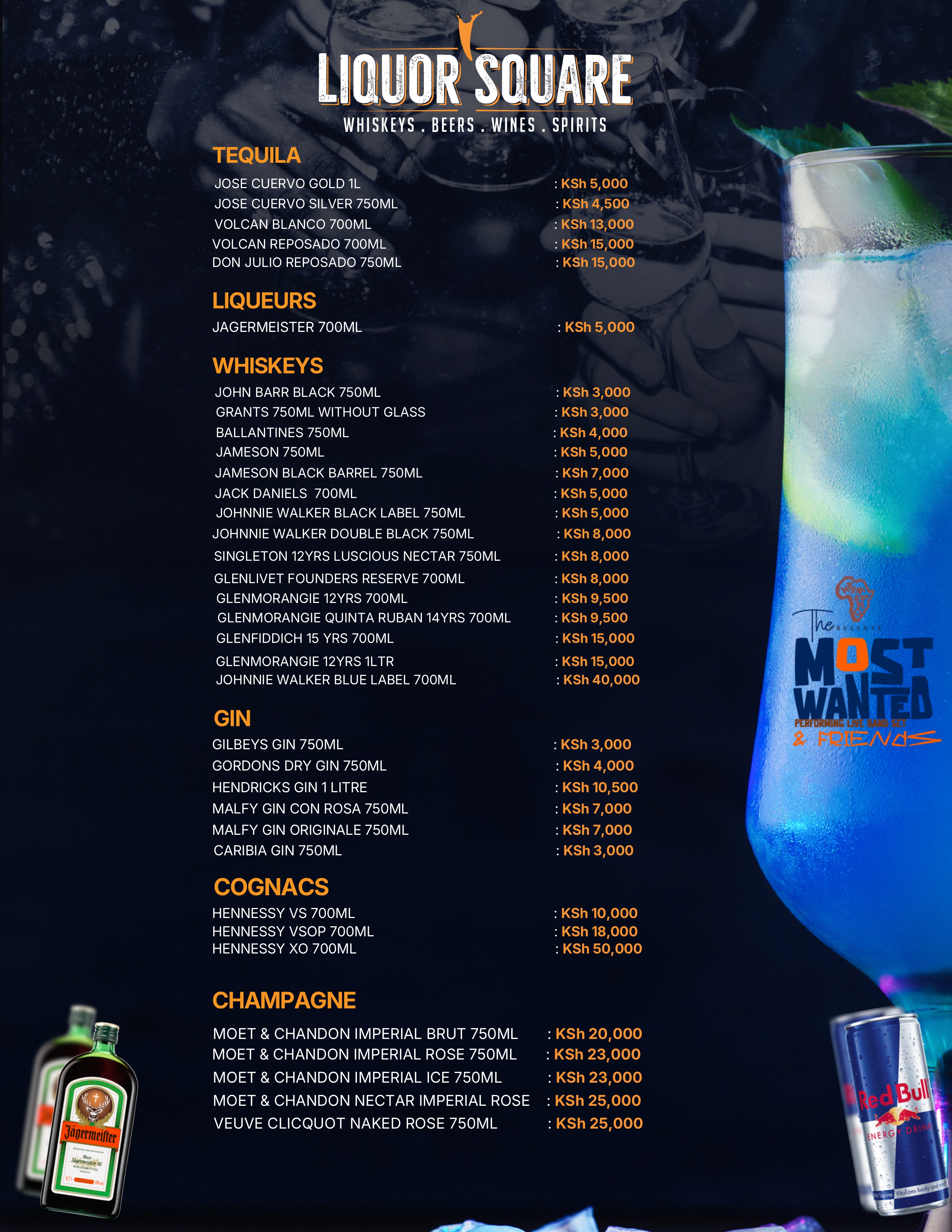 Liquor Square Regular Menu - Page 1